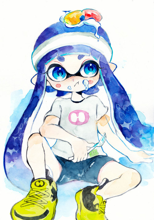 hype-kaminari-kun:    X / X / X / X / X / X /                               X /                               X /                               X  Splatoon Artworks By うちゃま on Pixiv  ** Permission was granted by the artist to upload this submission!