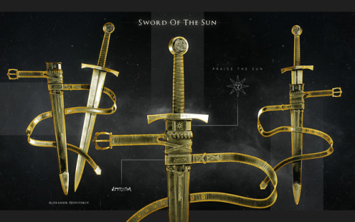 Sword of the Sun byAlexandr Novitskiy“The hilt of the sword and the hand are as one.”&ld