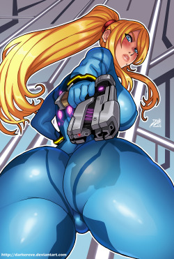 fandoms-females:  TMG #3 - But I Must; The Booty Demands A Sacrifice (look_and_die_by_darkereve)  dat samus booty~ &lt; |D’‘‘