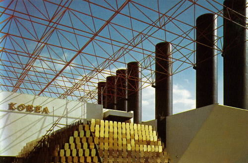 my-life-in-the-bush-of-ghosts: Pavilions at Expo ‘70, Osaka.