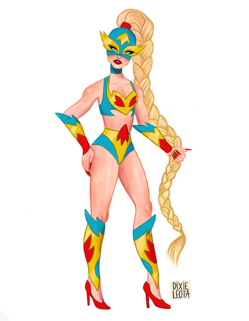 My love for Queens is endless. I drew one of my favorites today - Aquaria. Winner of RuPaul&rsquo;s 