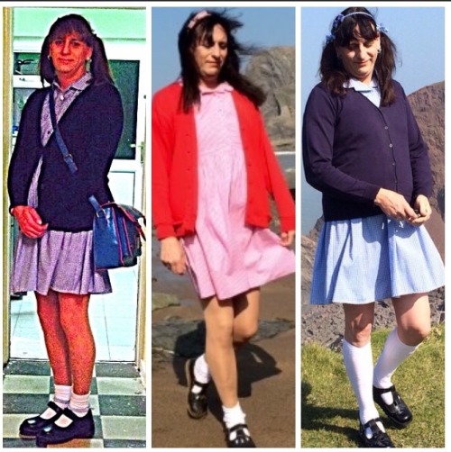 sissykenneth:  Well sissy you want to be shown as a little sissy school girl you have you’re w