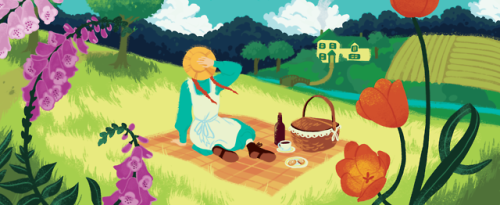 returntoavonlea: hannahdrawrof: anne of green gables google doodle for l.m. montgomery’s 145th