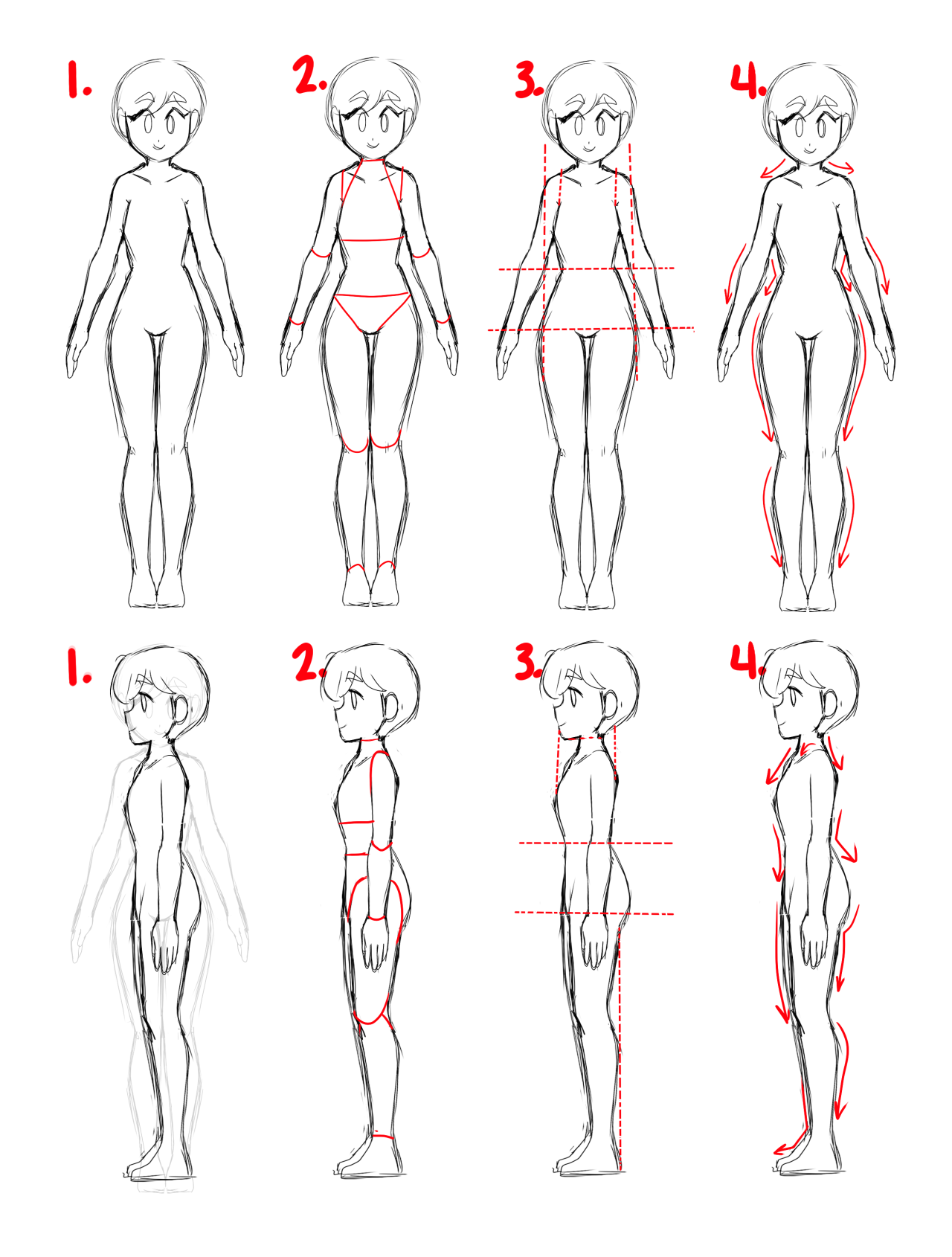 Basic Anatomy - Draw Anime - Joshua Nava Arts-demhanvico.com.vn