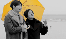 rabonghee:    “somewhere out there, there is a yellow umbrella for everyone.”  