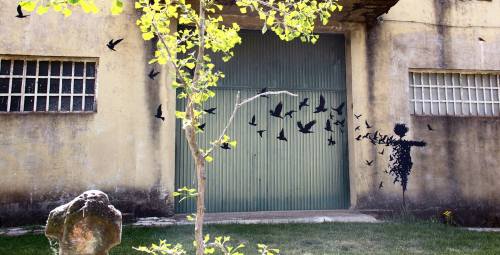 Sex exhibition-ism:  Street artist Pejac transforms pictures