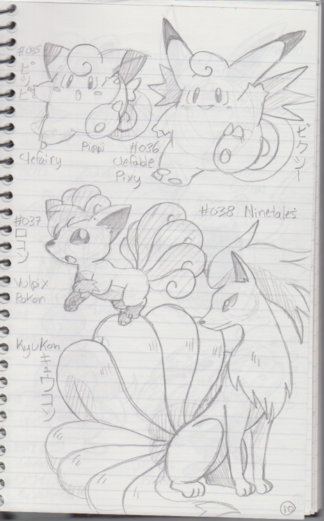 Pokemon Notebook#027-#068#001-#026#069-#103