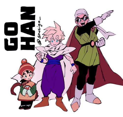 sanigo:fashion icon Gohan…