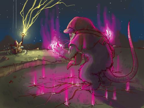 iguanamouth:  do . do y ou mean. this toad and, this possum because this whole thing
