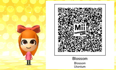 tomodachi life qr codes powerpuff girls