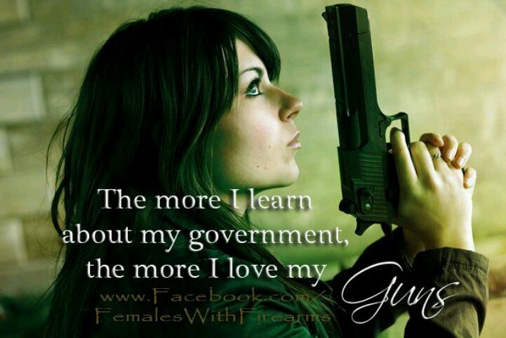 girlandguns:  Girl With Gun  follow me at : http://girlandguns.tumblr.com/  True