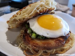 choco-silvi:  Ramen Burger :D I WANNA EAAAT