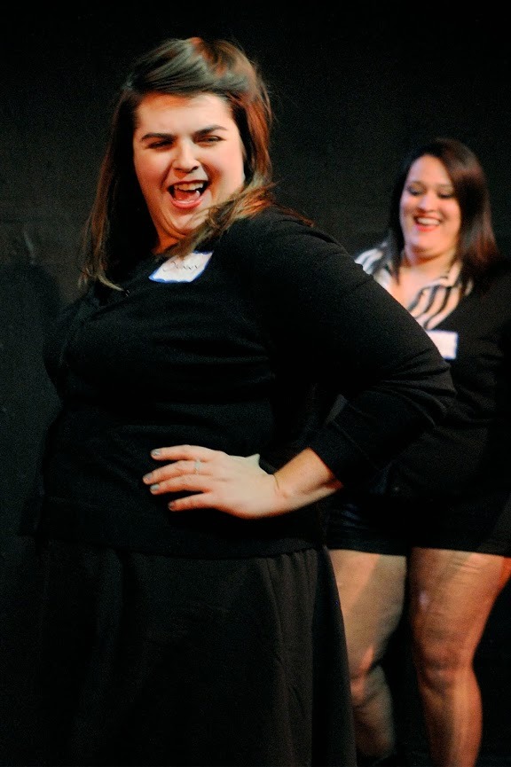 queerandpresentdanger:  Scenes from Fat: the Play, a play some friends and I cowrote