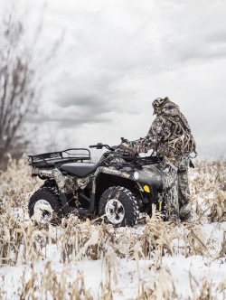 mossyoak:  These 100° days have us daydreaming of cooling down in the winter woods. Break-Up Country. (Kjos Outdoors) 