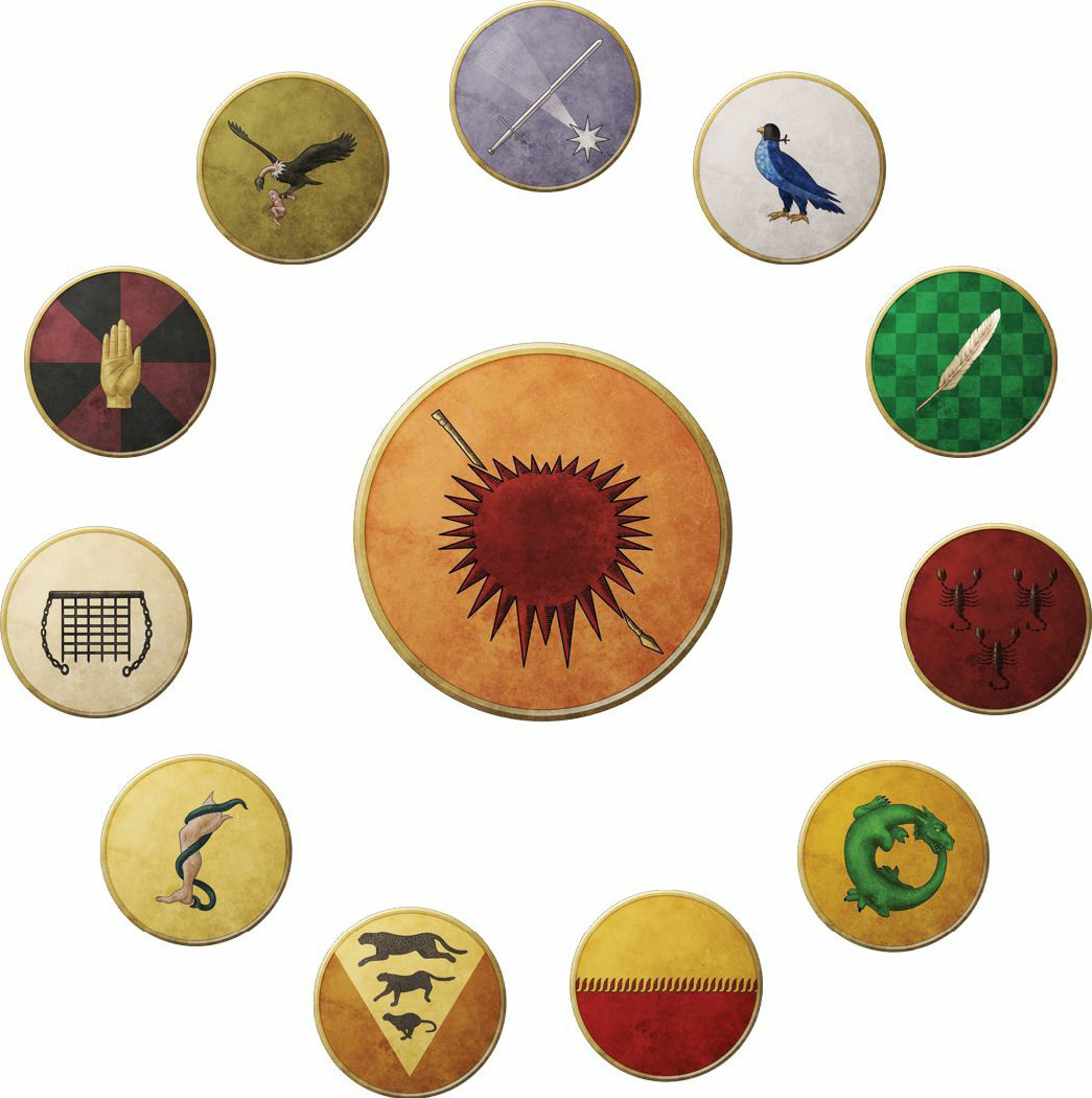 nobodysuspectsthebutterfly:  The World of Ice and Fire - The arms of the Great Houses