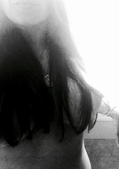 nnone2010:  For my Tribe… Just a peek-a-boo! Happy Topless Tuesday…💋