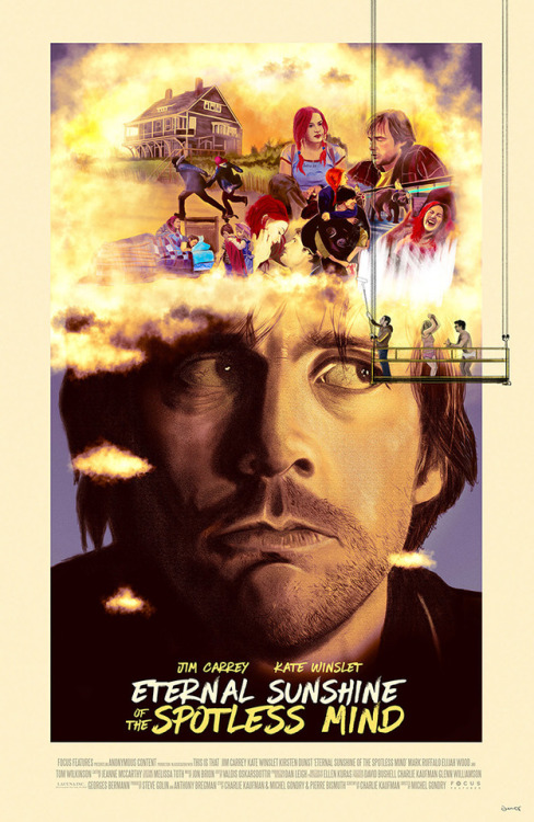 thepostermovement:Eternal Sunshine of the Spotless Mind by Dave O’Flanagan