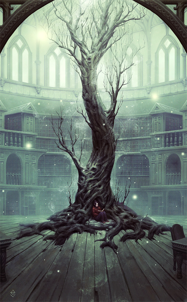 imthenic:  Neverland’s Library by Gabriel-Verdon