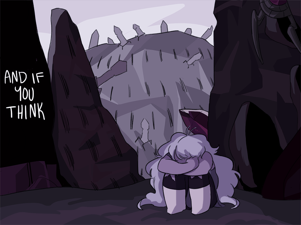 mellowmonsters:   after literal weeks i finally finished it!! a sad take on the steven