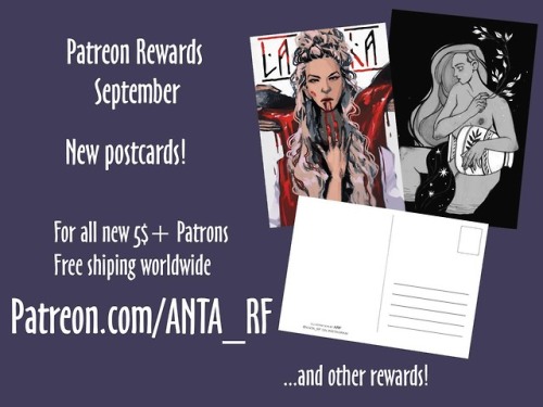 New rewards for this month!If you want to support my art and get some presents - check my Patreon pa