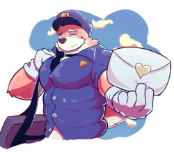 sleepymute:He’ll deliver your mail ✨