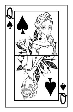 karoeec:  Spade Queen Elsa Next is Anna？Maybeeeeee