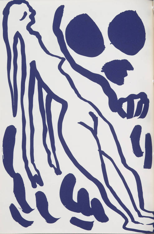 avtavr:  Sarah Kirsch,  Untitled, page 24 in the book Lyrick, Edition Malerbücher, Berlin, 1988.