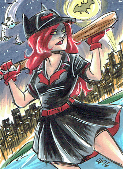 Bombshell Batwoman. It has been a hell of a couple years since I drew this, but I’ve got a big