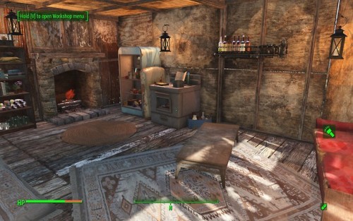 1/3 More screenshots from Sanctuary, this one featuring the 2 houses of MacCready and Cait.