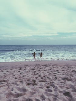 Salty water, sand in the hair