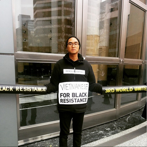rhydonmyhardon:1/16/15 Protesters from the “3rd World 4 Black Power” movement