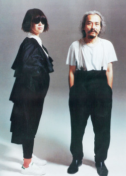 145am:  jarrodrc:  Rei Kawakubo &amp; Yohji Yamamoto, Paper Magazine  My 2 favs