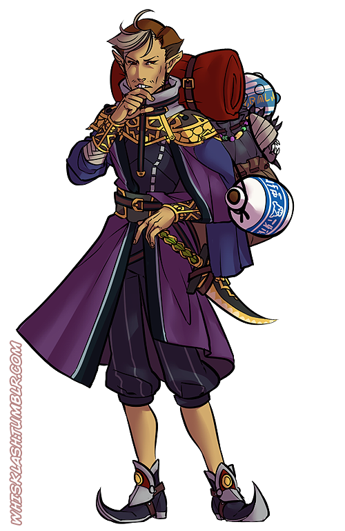 kitsoru:  whisklash:  Hexafusion of Auron &amp; Happy Mask Salesman &amp;