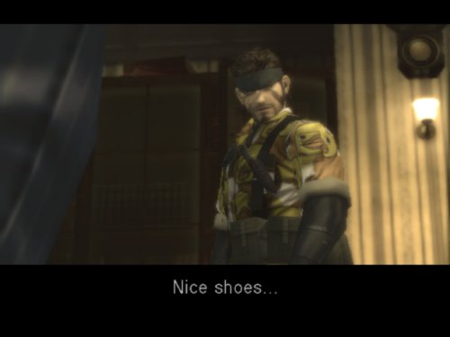 Snake, dude, focus.