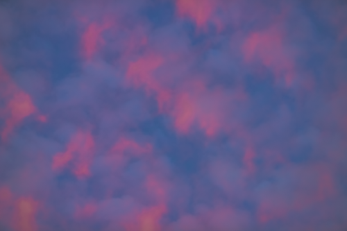 pink clouds