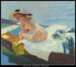 adhemarpo:  Leo Putz  - La chaloupe (1912)