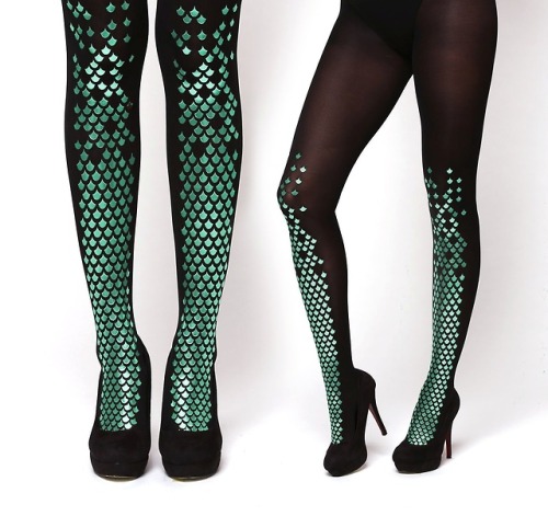 sosuperawesome: Mermaid and Dragon Scale Socks, Tights and Stockings  Virivee on Etsy  See our #Etsy or #Tights tags  