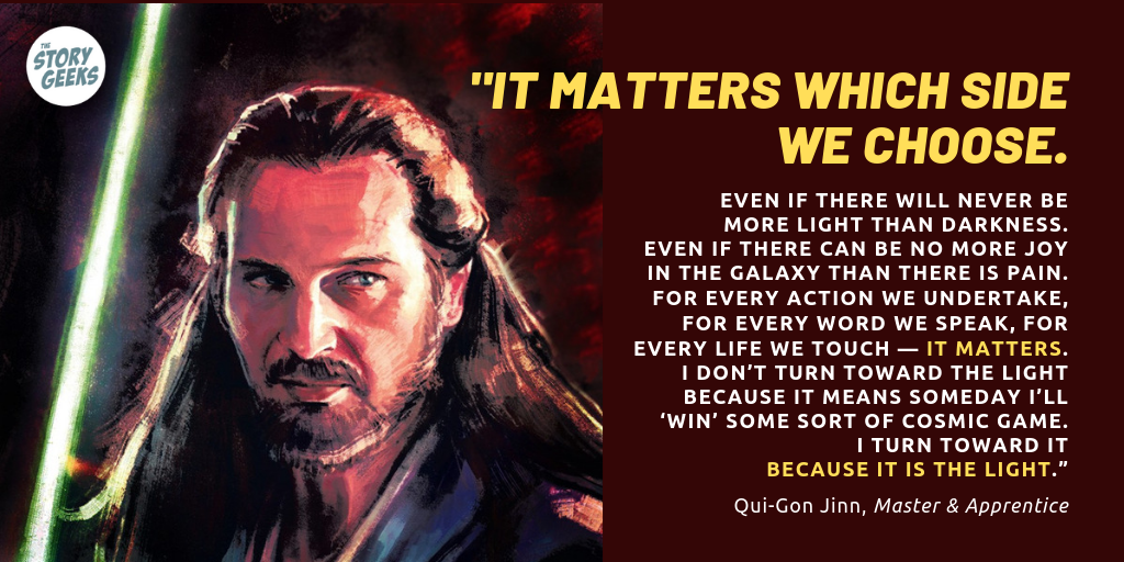 me in progress — Qui-Gon Jinn would never join you. -- Obi-Wan
