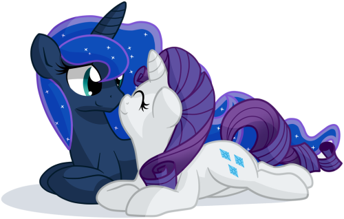 that-luna-blog:  Luna N Rarity by furrgroup  x3 D'aww~ <3