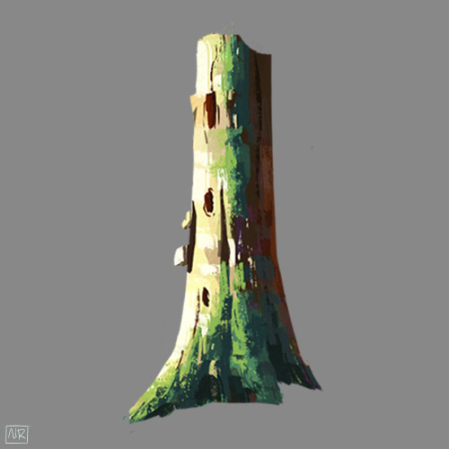 Some tree stump designs/study.