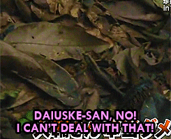sgkaylee:  koboreta-hoshi:  Tegoshi and bugs.  MTE. why can’t they be dogs? lol.