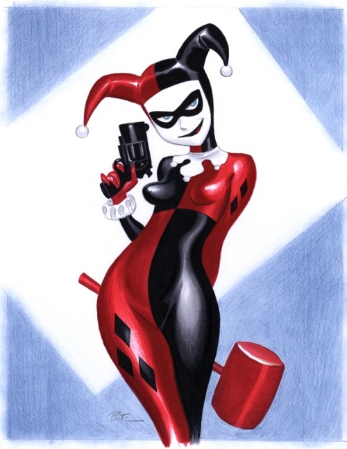 the-catwoman:Gotham City Sirens by Bruce Timm