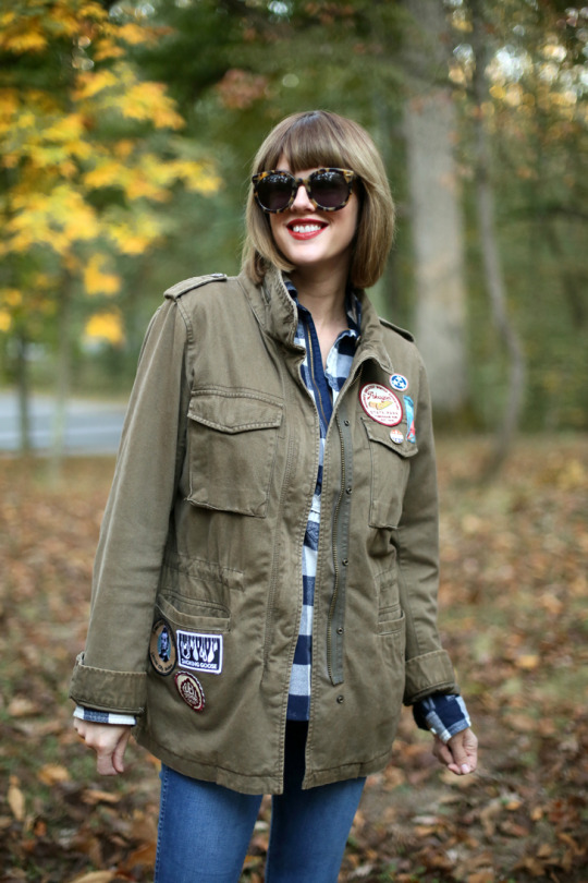 Camping Outfit, What to Wear Camping, Fall Outfit, Patch Jacket, How to Wear Patches