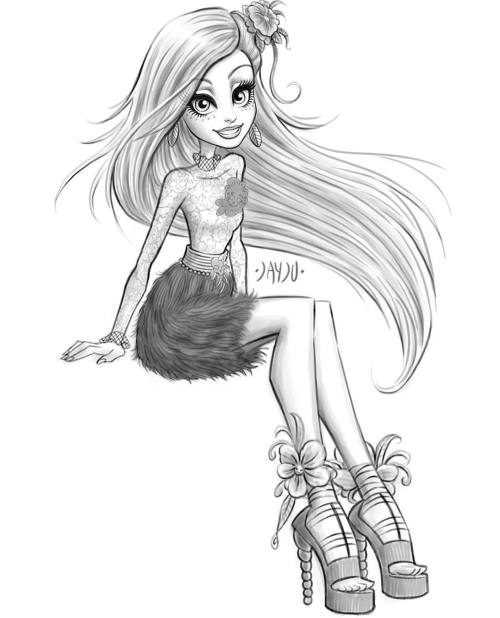 Jane Boolittle drawing from a few of years ago. #janeboolittle #jayju #monsterhigh #monsterhighdolls