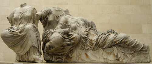 Female Figures from East Pediment of the Parthenon in Athens