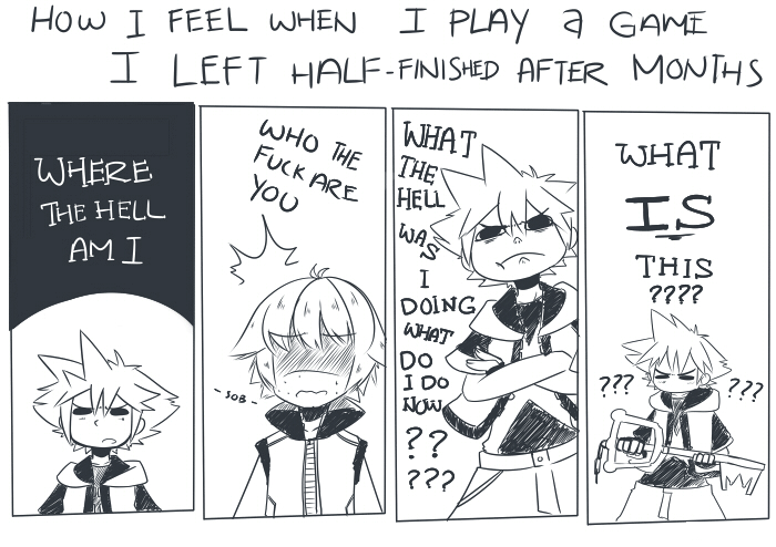 teampwnicorn:  Same thing happened when I stopped played Dark Cloud 2. 