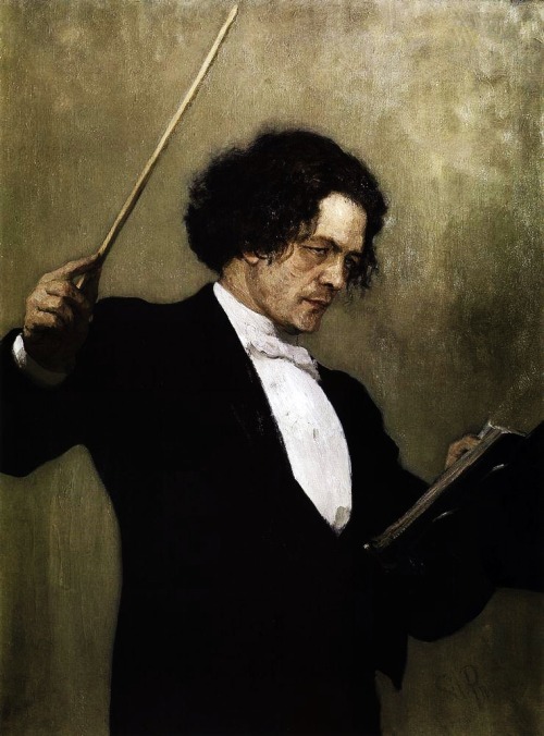 Anton Rubinstein by Ilya Repin, 1887.