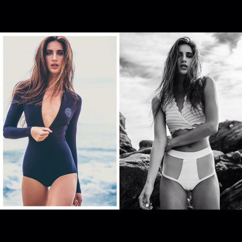 REEF GIRL.. @kayleericciardi #ripcurl #wetsuit #beach #surf MUA: @crystal.golden (at Hidden Park)