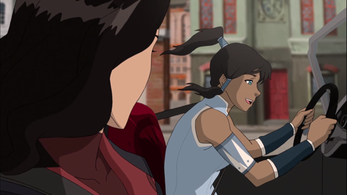 owldee:  swan2swan:  sherbeeee:  i always get really intense korrasami feelings late at night and i have no idea why but IT’S LIKE WHEN I IMAGINE ASAMI AND KORRA AS A BATTLE COUPLE KICKING ASS AND TAKING NAMES DRIVING AROUND TOWN IN CARS AND MOPEDS