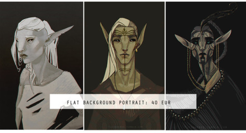 fleshwerks:   Updated commissions!OPEN! Contact me here on tumblr or via fleshwerks@outlook.com! Simple sketch: portrait, bust, half-body, couple- base price 14 EURColoured portrait with a background: bust, half-body - base price 50 EURColoured portrait